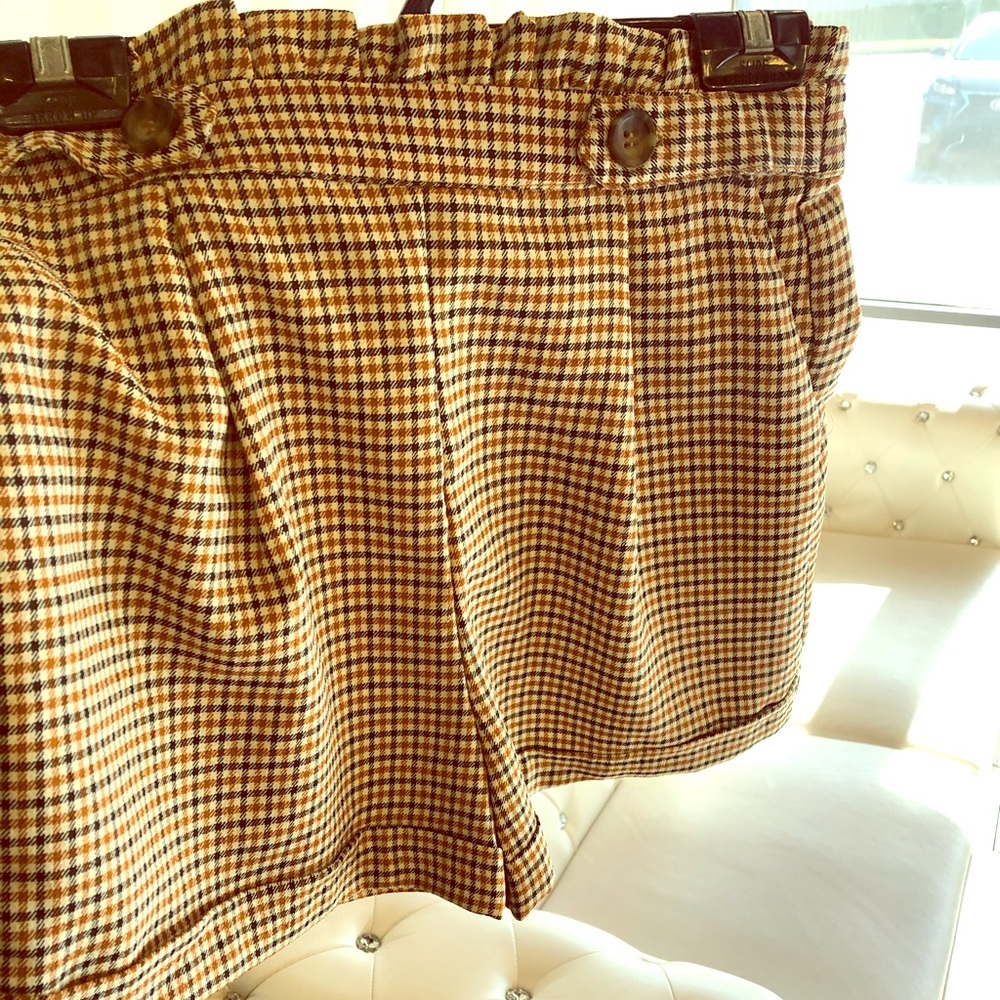 Plaid shorts